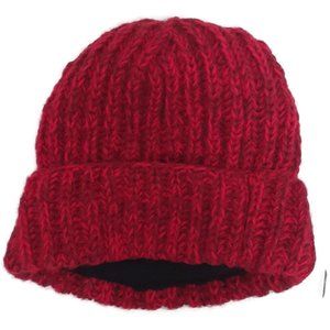 Unisex Adult Woolen Beanie Handknitted in Nepal using 100% Pure Wool